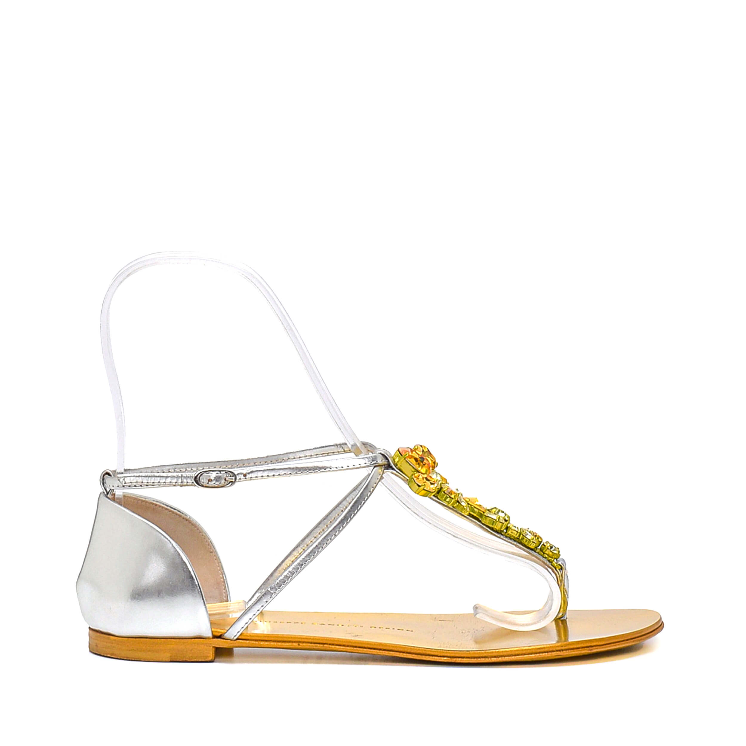 Giuseppe Zanotti - Gold &Silver Crytal Sandals